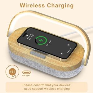 Wireless Charging Station with LED Light